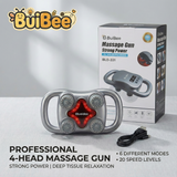 4-Head Full Body Electric Massager – 20 Speed Levels | Rechargeable Cordless Deep Tissue Massager