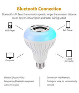 12W Bluetooth Music LED Bulb with Speaker (RGB + Remote | 16 Colors )