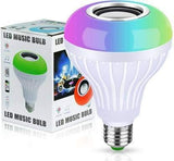 12W Bluetooth Music LED Bulb with Speaker (RGB + Remote | 16 Colors )