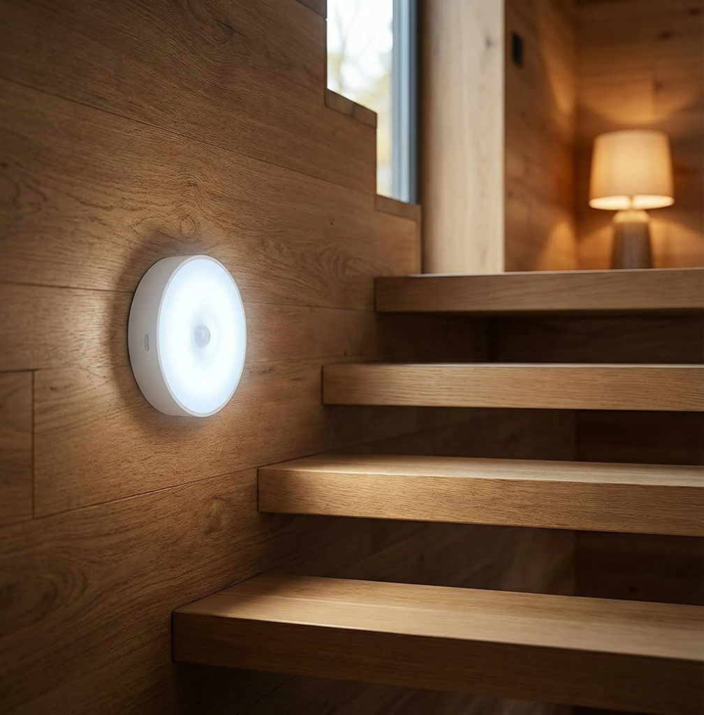 PIR Motion Sensor Night Light – Rechargeable & Magnetic (2 Pack)