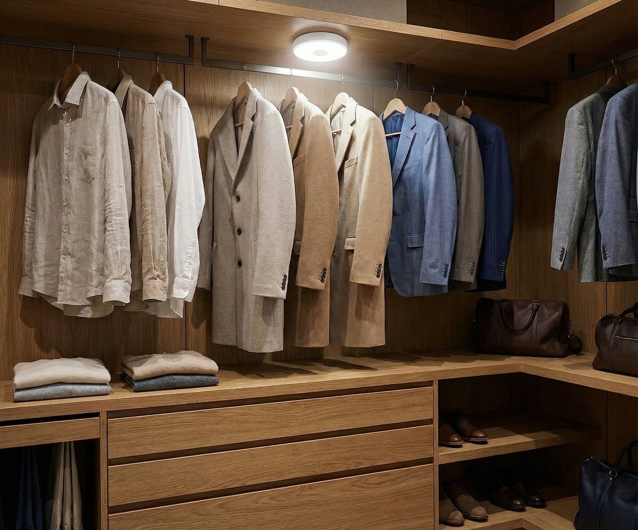 PIR Motion Sensor Night Light – Rechargeable & Magnetic (2 Pack)