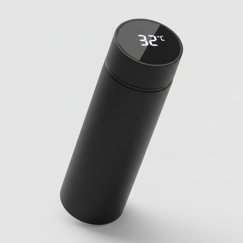 Smart Temperature Display Bottle – 500ml Vacuum Insulated Stainless Steel Bottle with LED Touch Display