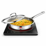 Mintage Triply Frypan TRINEX – 304 Stainless Steel | Induction & Gas Compatible